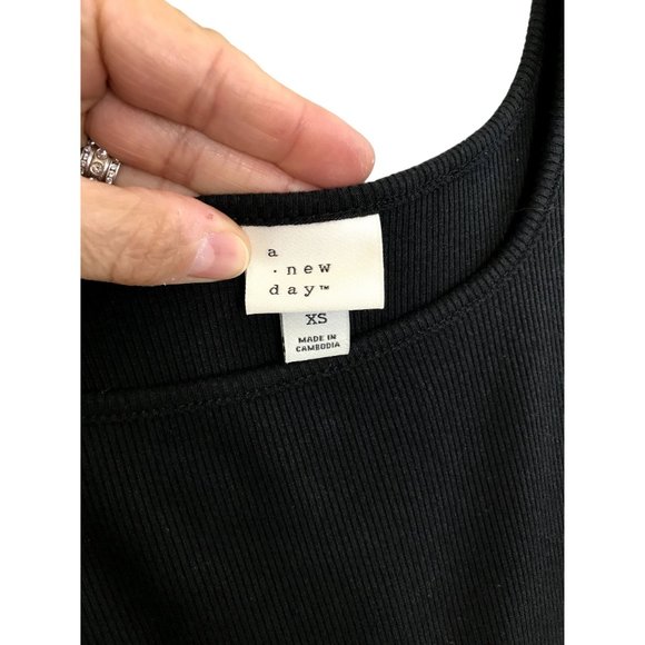 SOLD a new day Black Sleeveless High Low Dress Size XS - Picture 7 of 11